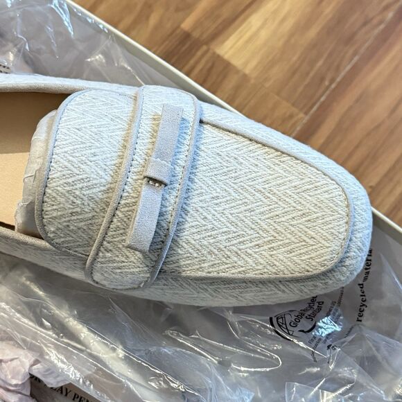 Bandolino Women's Meonna Square Toe Bow Detail Loafers Ivory Size 8.5 - Picture 9 of 12